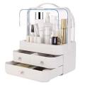 Cosmetic Storage Box with Lid Cover Portable Organizer