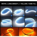 Soft Article DRL Led Light Strips 600mm -WHITE / YELLOW LIGHT