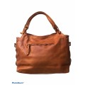 Genuine Italian Leather Shoulder Handbag Large