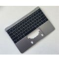 TOP CASE (ENGLISH) KEYBOARD & BACKLIGHT FOR MACBOOK RETINA 12` A1534 (2016-2017)