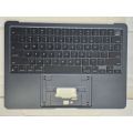 Apple MacBook Air M2 A2681 2022 13` Palmrest w/Keyboard Midnight Top Case