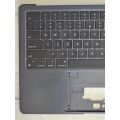 Apple MacBook Air M2 A2681 2022 13` Palmrest w/Keyboard Midnight Top Case