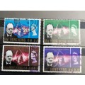 Hong Kong 1966 - Churchill Commemorative Set of 4 Used