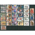 Great Britain - 12 Different Full Christmas Sets - Used