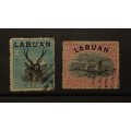 North Borneo - Overprinted LABUAN - 1800`s - Very Nice