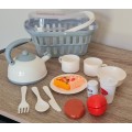 Jeronimo Kitchen Basket Tea Playset - Grey