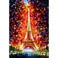 Diamond-Dot Painting - Paris of My Dreams Eifell Tower Painting 50x40cm | TD-DDP006