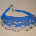 Blue Belly Dancing Scarf / Waistband