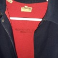 Vintage Nurse Coat / Cape - Navy with red lining - Size M