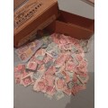 235 x Cape of Good Hope stamps in old box