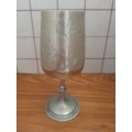 Large Vintage Hallmarked Silver Plated Goblet