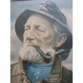 Hans die Skipper Print -  Fisherman with Pipe Framed Print by Harry Haerendel