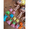 4 x Dolls - Dongguan - with removable clothing items