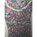 Vintage Truworths Floral Dress - Size 32