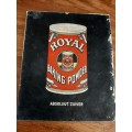 Vintage Recipe Booklet - Volmaakt Thuisbakken Royal - Vintage Resepteboekie - Royal
