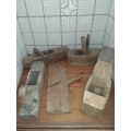 5 x Antique wooden planes - See pictures