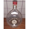 Vintage Girolamo Luxado Italina Cherry Wine bottle with built in Mecedes Clock - West Germany