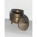Solid Brass - Miniature Brass 3 Legged Pot - Potjiekos potjie