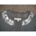 Beautiful Woolworths Twist Top with Sequin detail - Size 10 - 100% Cotton