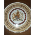 Royal Tuscan Plate - Wedgwood Group - Silver Jubilee of Queen Elizabeth - 1952 - 1977