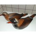 Pair of Namaqua Doves - Feathers of Knysna - Limited Edition - Hand Painted and Carved