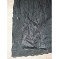 Vintage Black Petticoat / Onderrok / Slip - Size S