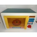 Vintage Microwave Toy - 23cm  x 13.5cm x 15cm