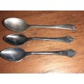 3 x Small Spoons - Salt Spoons