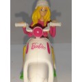 2010 Mattel Scooter and Barbie Figurine