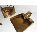 3 x Beautiful Brass items including Iron - see pictures