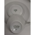 Arzborg Germany - 7 x Miniature Cups and Saucers