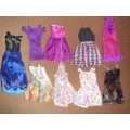 9 x Barbie Doll Dresses