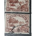 19 x 4d South Africa stamps