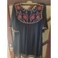 Beautiful Edition Dress with embroidered Detail - Size 12