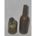 Vintage Brass Bottle Shaped lighter