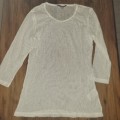 White Yarra Trail top - Size S