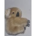 Vintage 1980s Koala Bear Clip on Toy