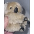 Vintage 1980s Koala Bear Clip on Toy
