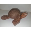 Beautiful Wooden Turtle Shaped Ashtray - Coconut shell