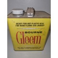 Vintage Yellow Bourne Gleem Tin - Gallon / Gelling