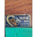 Vintage Horse Gramophone Needles Tin - Empty