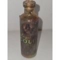 Vintage Liquid Gold bottle - 9cm