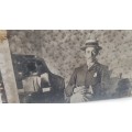 Large Antique Photo printed on wood - 35cm x 15cm