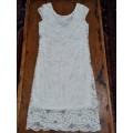 Beautiful White Lace Dress by X&O - Size M