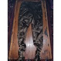 Bronze Pringle Pants with scrunch legs - Size 8