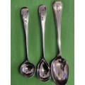 3 x Beautiful Small Spoons