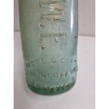 Vintage M.W.F. Hope & Co. Ltd Sheffield Glass Bottle with marble