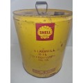 Vintage Shell Windmill Oil 5 Gallon Tin - Shell Windpompolie - 5 Gellings