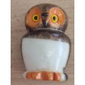 Genuine Alabaster Owl - Made in Italy