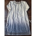 Beautiful DalyDress - Luxury Linen with Lace detail - Size M